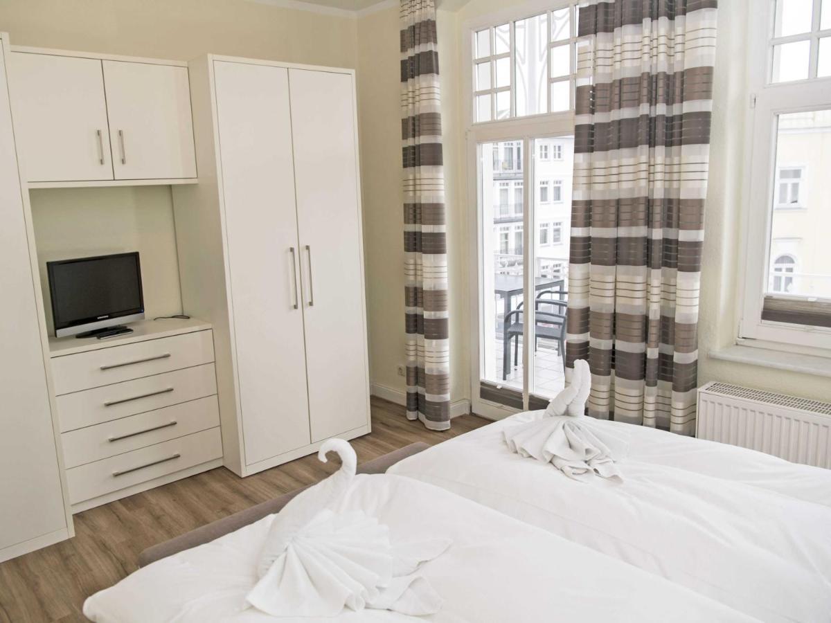 Haus Metropol - Fewo 7 Mit Balkon Und Meerblick Binz Kültér fotó