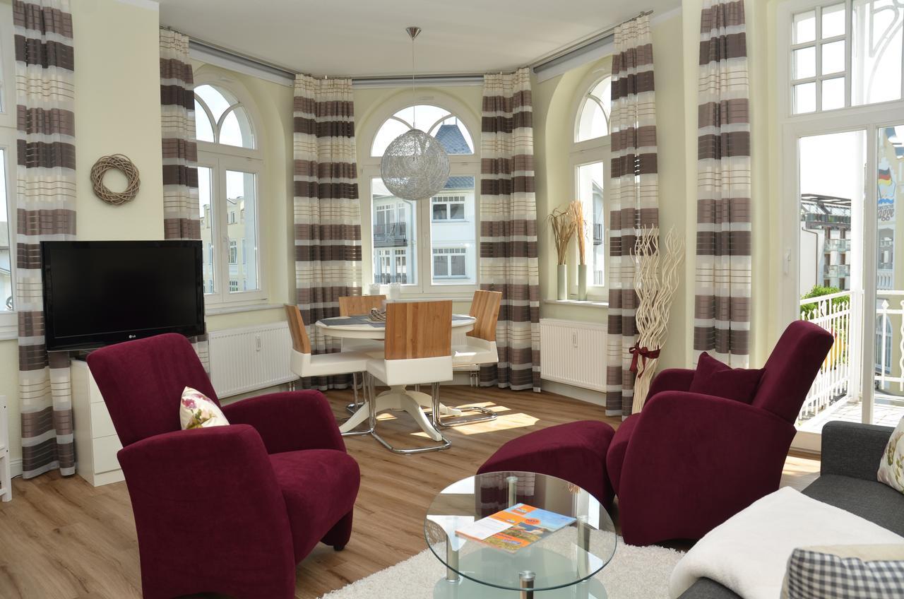 Haus Metropol - Fewo 7 Mit Balkon Und Meerblick Binz Kültér fotó