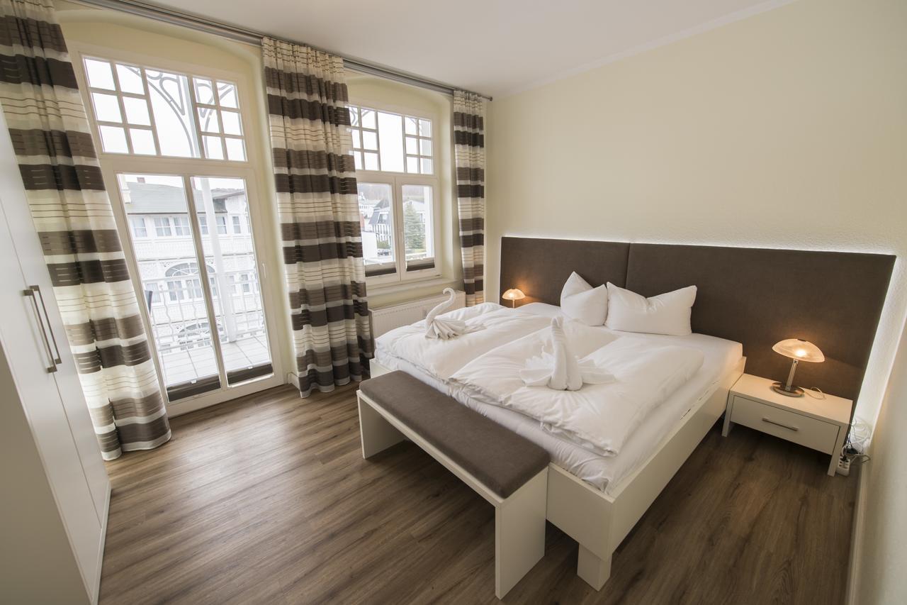 Haus Metropol - Fewo 7 Mit Balkon Und Meerblick Binz Kültér fotó